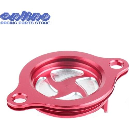 Motorcycle cnc Billet Oil Filter Covers Cap For CRF 250R CRF250R 2010-2018 MX Motorcross