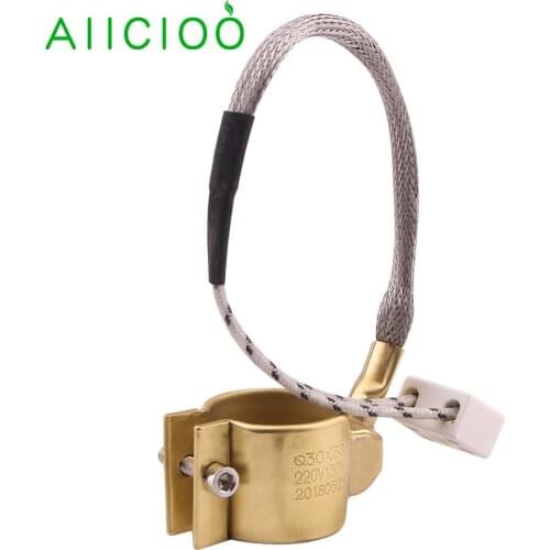 AIICIOO Brass Band Heater Heating Element for Extruder Home Appliance Parts Replacements 220v 130w