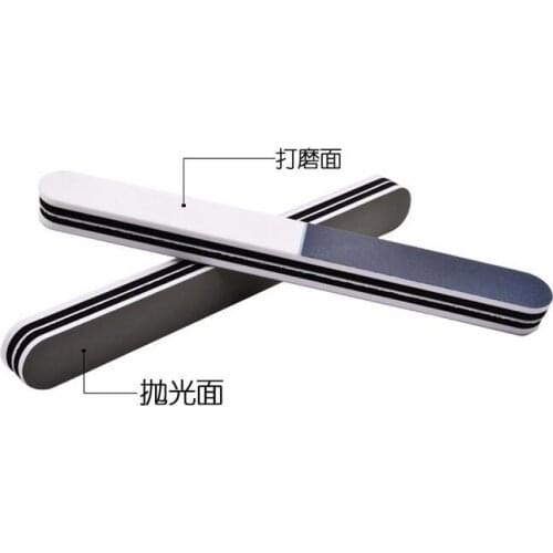 10 pcs/lot 3 way 180mm nail file nail buffer file nail polishing tool manicure tool free shipping