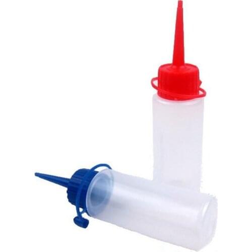 Plastic Squeeze Bottle Beak Bottles Dropper Makeup Bottle Transparent Empty Paint Bottles Painting Sand Glue Refill 60ml