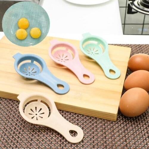 2PCS 5 Colors Plastic Egg Separator White Yolk Sifting Home Kitchen Chef Dining Cooking Gadget For Household Kitchen Egg Tools