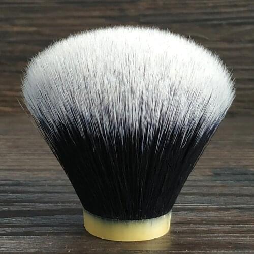 DSCOSMETIC 22mm /24mm /26mm/30mm soft Tuxedo Synthetic hair shaving brush knots for brush handle
