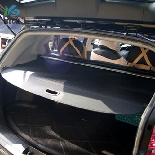 Car Styling! Black Car Rear Cargo Cover Trunk Shield Security Cover Parcel Shelf For KIA Sportager 2010-2015