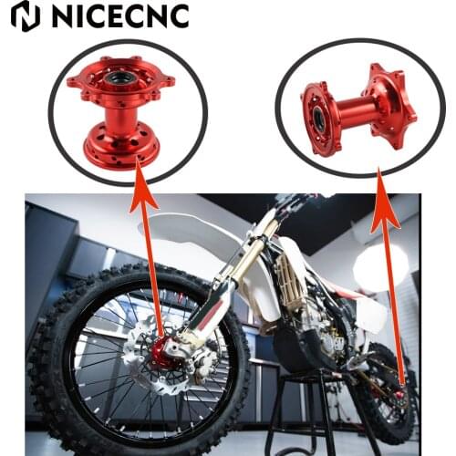 NICECNC Front Rear Wheel Hub For Honda CR 125R 250R 95-07 CRF250R 04-13 CRF450R 03-12 CRF250X 04-17 CRF450X 05-17 CR125R CR250R