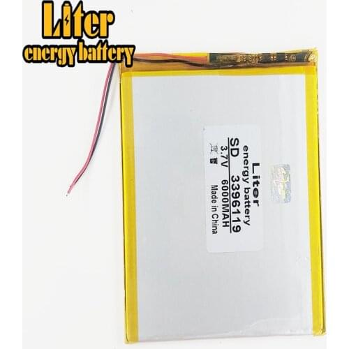 3.7 v 6000mAh Large capacity ultra-thin MID Tablet Polymer Lithium Battery built-in Protection Plate 3396119