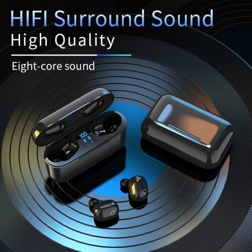 50set A25 TWS Earphones Bluetooth V5.0 Headphones HD Stereo Earbuds Sports Wireless Earphones with Dual Microphone
