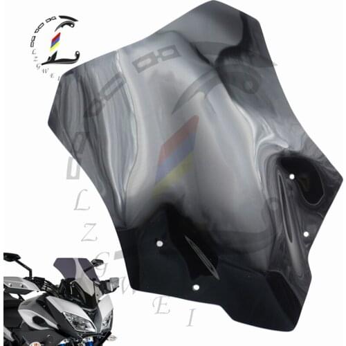 Motorcycle Windscreen Glass Wind Screen Deflector Windshield For Yamaha MT-09 MT09 2015-2017 Plastic Front Airflow Deflectors