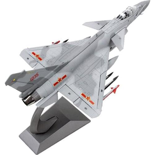 1:48 Aeroplane Plane J-10B Aircraft Fighter Aviation Die Cast Model w/ Stand