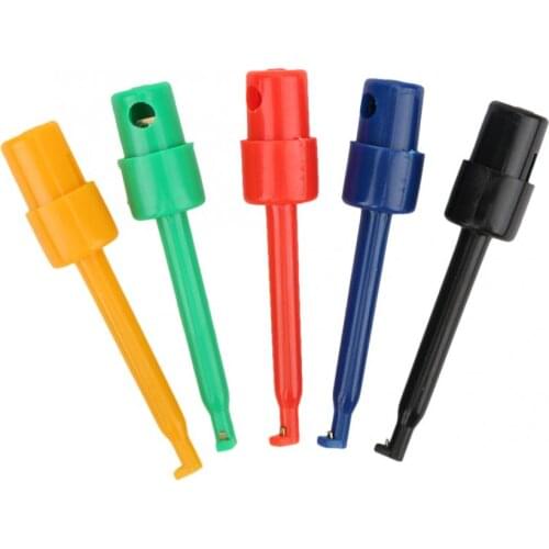 20Pcs Test Hooks Large Test Hook Clip Grabber Test Probe for Electronic Testing Multimeter Accessories