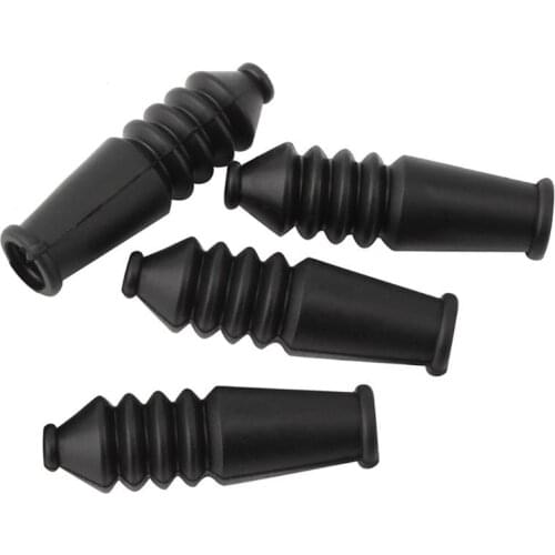 4 Pcs/pack Mountain Folding Bicycle Dust Jacket Brake Line V Elbow Protection Cover Accessories Rubber Sleeve