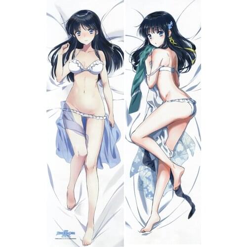 Anime Mahouka Koukou no Rettousei characters sexy girl Shiba Miyuki otaku Dakimakura throw pillow cover Hugging Body pillowcase