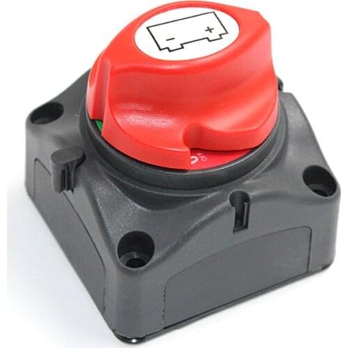 Car Auto 12V-60V 100A-300A RV Marine Boat Battery Selector Isolator Disconnect Rotary Switch Cut