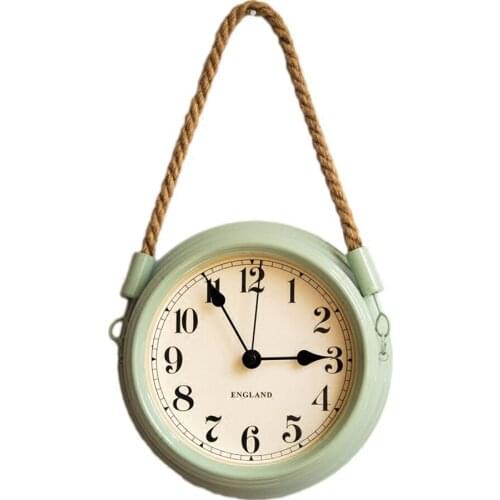 Shabby Chic Big Wall Clock Farmhouse Decor White Unique Living Room Decoration Bird Design Reloj De Pared Decorativo 60BG200