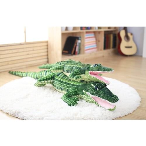 Ceative Alligator Crocodile Simulation Stuffed Animal Plush Toy Children Birthday Gift 105cm 165cm