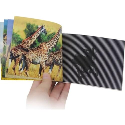 Color Cartoon Magic Book Magic Moving Images: Animated optical Illusions Magic Tricks Magia Book Magic Funny Best Gift for Kids