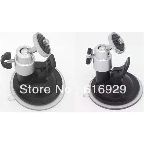 10pc/lot Windshield Suction Cup Ballhead Mount Tripod Holder camera mount Camera Holder camera support -Car DVR GPS gopro hero