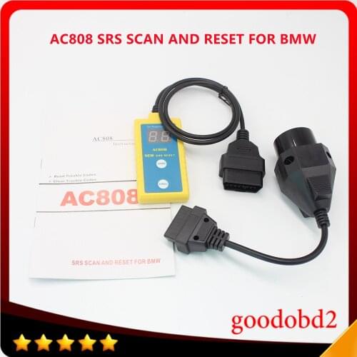 AC808 SRS Scan and Airbag Reset Tool Diagnostic Scanner For BMW Between 1994 and 2003