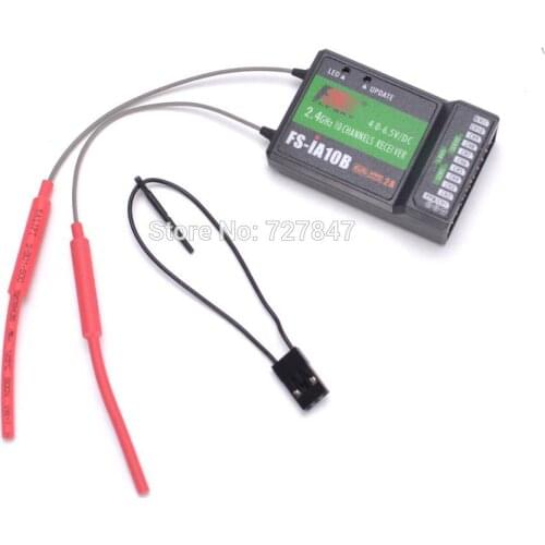 Flysky FS-IA10B Fly Sky 2.4G 10 channel Receiver PPM Output With iBus Port Compatible with FS-i6 FS-i6S FS-i10 For Quadcopter