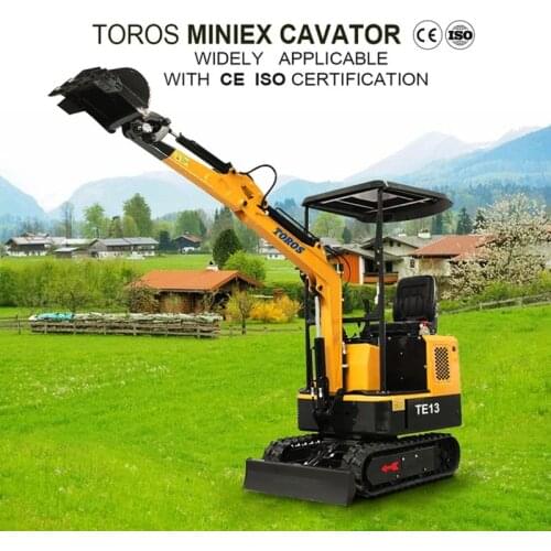 TE13 Hydraulic Excavator Mini Excavators Small Crawler Digger 1500KG Cheap Price for Sale Factory Supplier