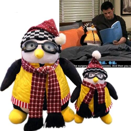 25cm 45cm Joeys Friend HUG Penguin Plush Toys TV Serious Friends Cosplay Props Rachel Penguin Stuffed Hugsy Animal Dolls