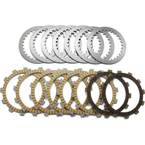 Motorcycle Clutch Friction Disc Plate Kit For Yamaha FZ6-NA NAHG NHGW NS S SS SA SAHG SHGY FAZER FZ6SW FZS6W 3J2-16324-00 7 2.0
