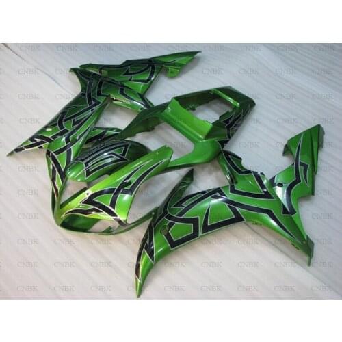 Body Kits for YZFR1 02 YZFR1 Full Body Kits 2003 YZF R1 Fairing Kits 2002 - 2003 Green Black