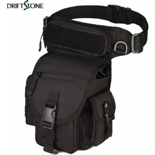 Men Tactical Waist Bag Waterproof Nylon Men Waist Leg Bag Outdoor Travel Bag Motorcycle Fanny Pack Waist Packs