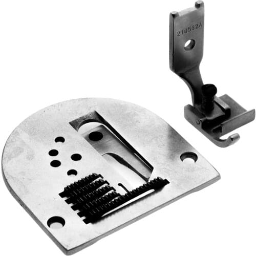 210516A Gauge Set Needle Plate 210596A Presser Foot 210562A Feed Dog 210516A Four Rows For Overlock Stitch