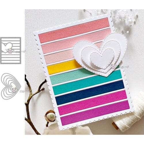 New Heart love frame metal Cutting Dies Stencils DIY Scrapbooking Paper/photo Cards Embossing Dies
