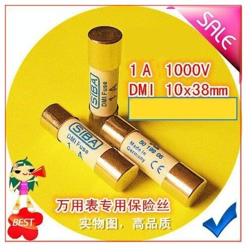 Fuse 5019906 1A 1000V 10x38mm fuse tube fuse