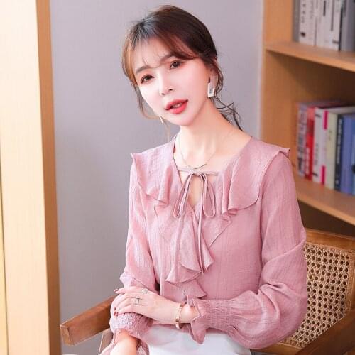 Qingerant Pink Blouses