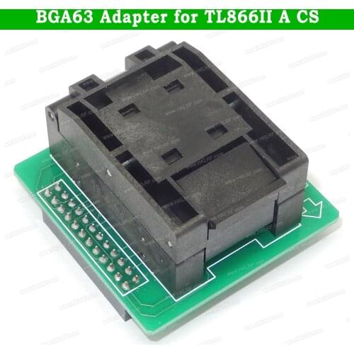 BGA63 Adapter Socket for Minipro TL866II Plus TL866CS TL866A USB BIOS Programmer