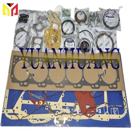 S6D114-1 6D114 SAA6D114E Engine Full Gasket Kit Overhual Set For Komatsu PC300-7 Excavator Tractor Cylinder Head