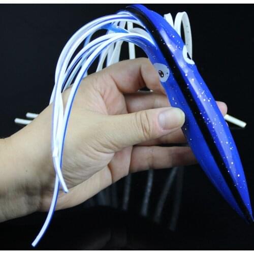 SPINPOLER 11.8inch/30cm 42g Fishing Octopus Skirt Squid Skirt Lure Jig Octopus Trolling Saltwater Bait Squid Lures