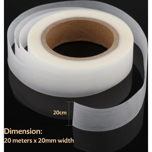 20m Hot Melt Tenacious Tape, Iron-on Seam Tape for Waterproof PU Coated Fabric