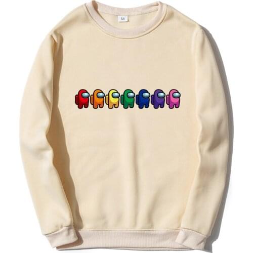 Spring Autumn Crewneck Pullovers Streetwear Harajuku Rainbow Crewmates Man Hoodies Impostor Sweatshirts Men Hoodie Sweatshirt
