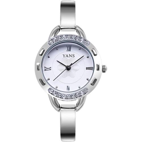 Ladies Dress Watch Small Round Rhinstone Dial Women Bracelet Watches 2019 Top Brand Luxury Quartz Watch Relojes Mujer #5684L