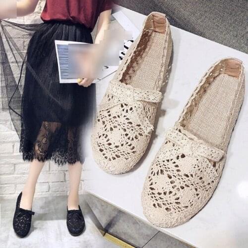Womens Flat Shoes, Casual Breathable Round-toe Flats, Non-slip Maternity Shoes