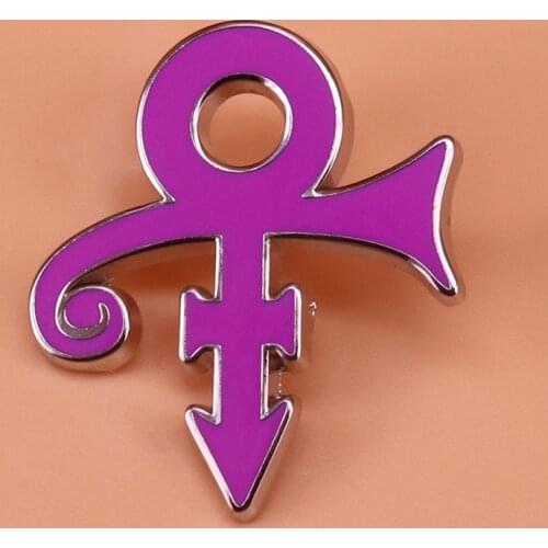 Purple Rain Symbol Enamel Pin Prince Rogers Nelson brooch art musicial pin badge