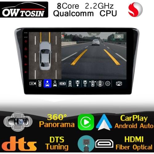 10.1" Qualcomm 8Core Android For Peugeot 408 2014-2019 Car Media CarPlay Auto Radio GPS DTS HIFI Optical HDMI Head Unit 4G LTE