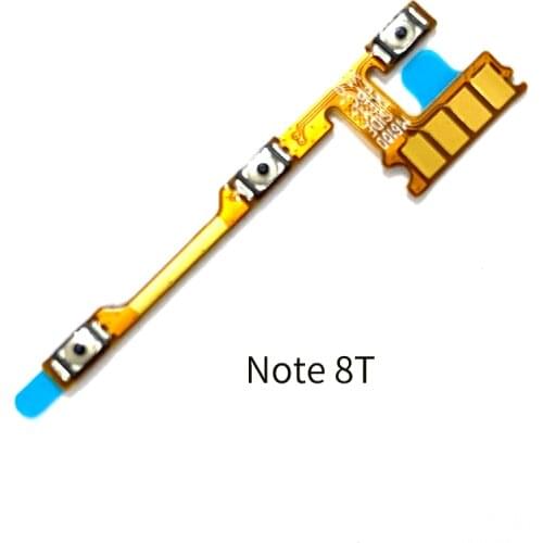 10PCS For Xiaomi redmi note 8 8T note8 pro Power Volume Flex Cable ON OFF Side Button Switch Flex Cable