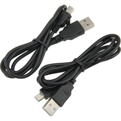 100cm USB 2.0 Type A to Mini Usb 5Pin B Male to Male Data Sync Charge Cable Fast Charging Cord Line For Camera MP3 MP4 1000pcs