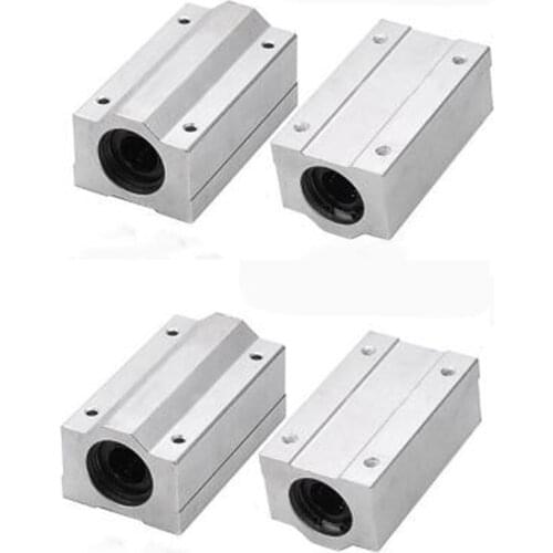 4pcs/lot SCS8LUU SCS10LUU SCS12LUU SCS16LUU SCS20LUU Long Type Linear Ball Bearing Block CNC Router
