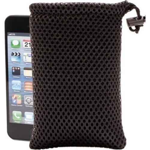 CBRL100pcs/lot mesh drawstring laundry bag gift bags pouches custom logo for gift palmtop phone jewelry packaging