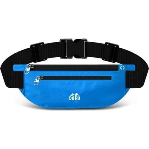 KoKossi Colorful Waist bag Waterproof Waist Bum Bag Running Jogging Belt Pouch Zip Fanny Pack Sport Runner for women men