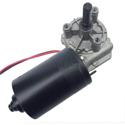 DC 60W Worm Gearbox Motor 10-300rpm Garage Door Rolling Gate Metal Gear High Torque Low rpm Motor
