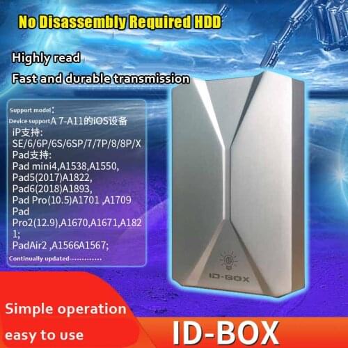 DFU ID-Box One-click into the DFU Mode / iBox One Button Purple Screen Read Write Serial Number for iPhone 6-X For iPad