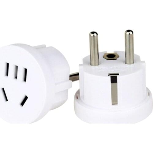 Travel EU plug Converter Adapter 250V AC Travel Charger Wall Power Plug Socket With Home Adapter