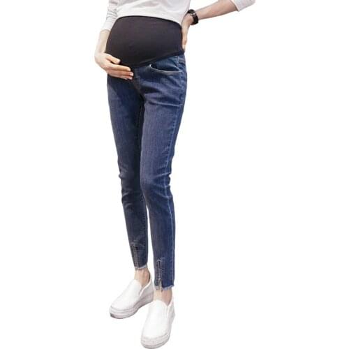 Pregnant women jeans autumn wear new wave mom fashion pregnant women bottoming autumn pants