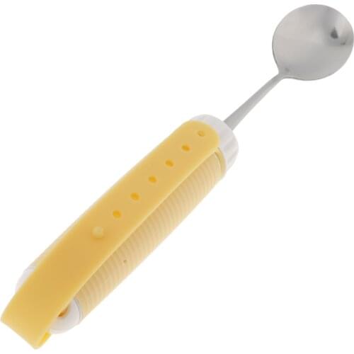 Flexible 360° Rotating Swivel Spoon Utensil Eating Aids With Portable Strap Handle For Disabled Elderly Arthritis Shaking Hands